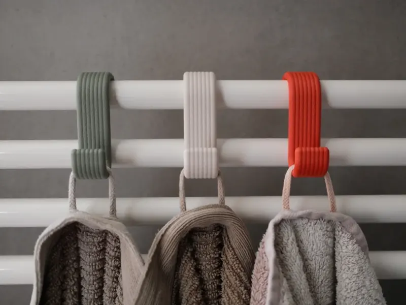 Crochet de serviette de radiateur