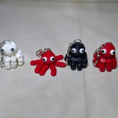 Image 2 : porte cle OCTOBUS flexi 🐙