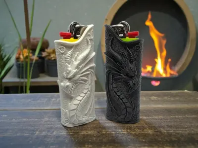 Image 4 : Photo du pack · cage briquet Bic Dragon