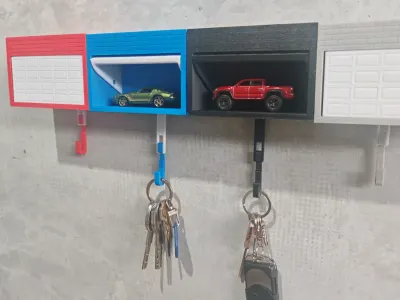 Porte-clés mural garage voiture (photo 1)